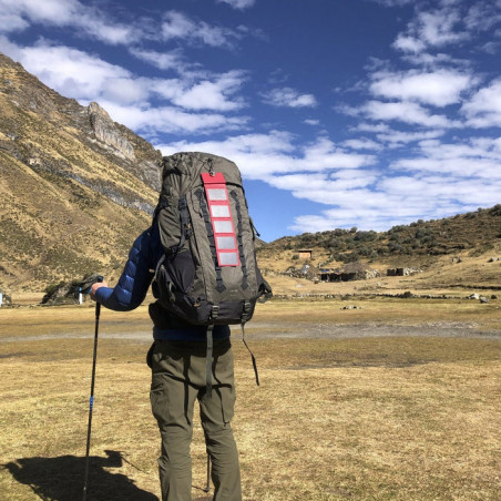 Chargeur solaire portable PHOTON - bleu 4W