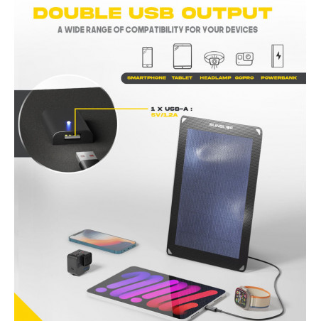 Panneau Solaire FUSION FLEX 6 - noir