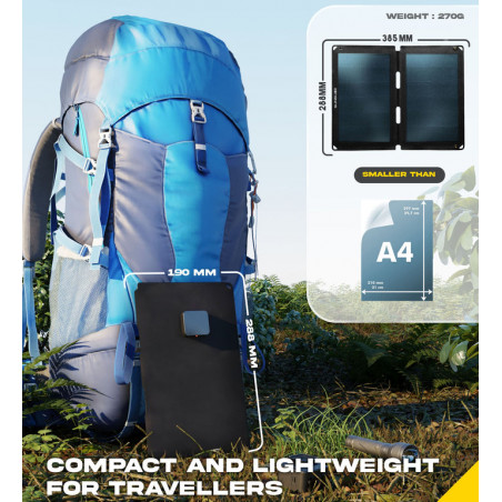 Panneau Solaire FUSION FLEX 12 - noir