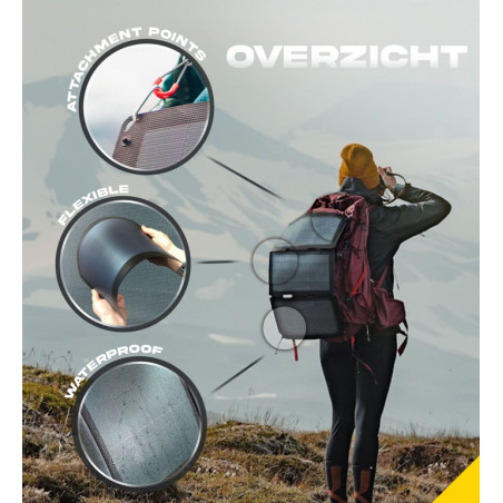 Panneau Solaire FUSION FLEX 18 - noir