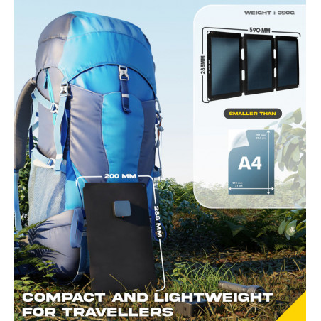 Panneau Solaire FUSION FLEX 18 - noir