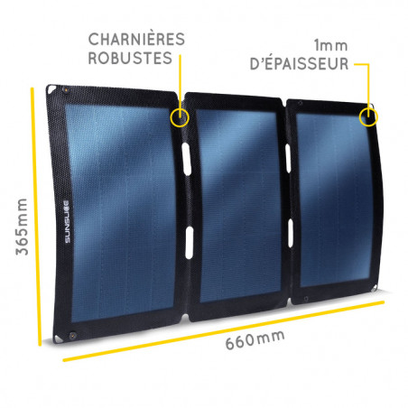 Panneau Solaire FUSION FLEX 24 - noir