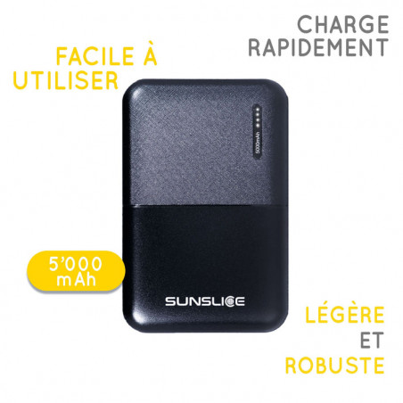 Batterie Externe PowerBank GRAVITY 5000 mAh
