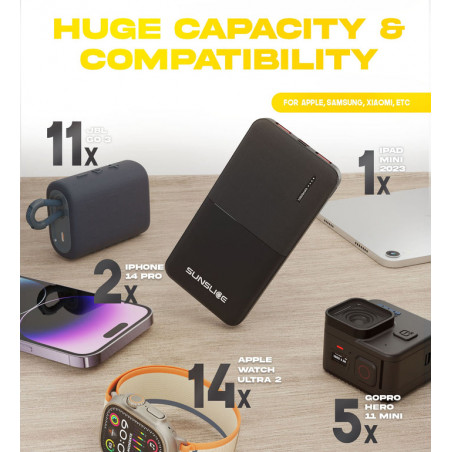 Batterie Externe PowerBank GRAVITY 10 - 10000 mAh