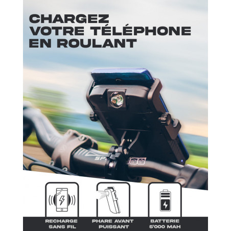 Support Telephone Velo Moto CYCLOTRON 5000 mAH