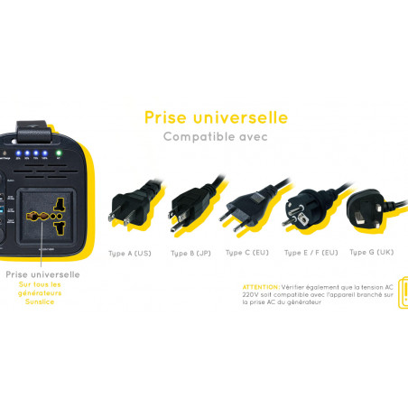 Generateur Solaire Portable GRAVITY 144WH - 100W