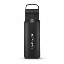 Gourde Filtrante LIFESTRAW GO, acier noir 720 ml