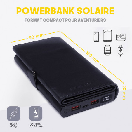 Batterie Solaire Portable ELECTRON BLACK