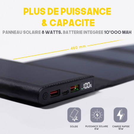 Batterie Solaire Portable ELECTRON BLACK