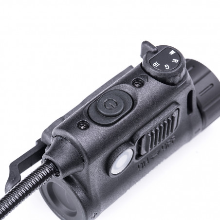 Lampe de casque rechargeable RSTAR - éclairage blanc, rouge et vert + infrarouge - 80 lumens Nex