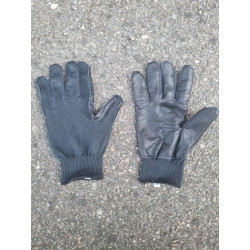 Lot 10 gants \"à tout faire\" cuir / coton