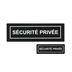 Lot dossard + bande poitrine SÉCU-ONE Sécurité Privée noir A10 Equipment