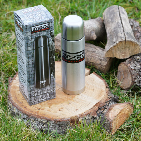 Bouteille thermo en acier : 1/2 ltr.