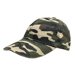 Casquette de baseball délavée camouflage