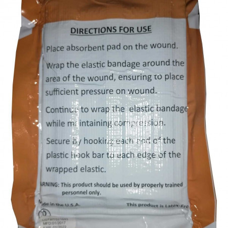 Bandage pansement compressif militaire T-BAN