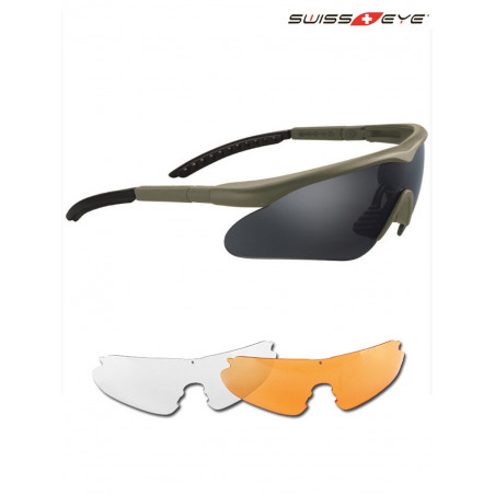 Lunettes balistiques Raptor vert swiss eye