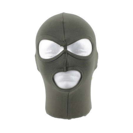 Cagoule 3 trous coton vert OD Cagoule 3 trous coton vert OD