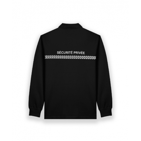 Polo sécurité privée manches longues - GK SAFETEK