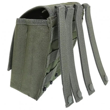 Porte chargeur double AK47 / AK74 VERT OD - MILTEC