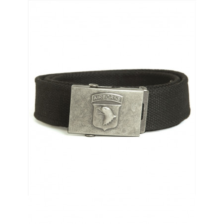 Ceinture 101st Airborne Division - Noir