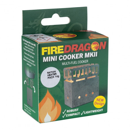 BCB Fire Dragon Mini cooker MKII + Fuel CN371A