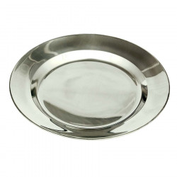 Assiette acier stainless