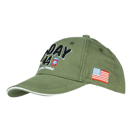 Casquette Baseball D-Day Normandy - Vert