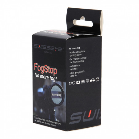 Lingettes SwissEye  Anti-buée, boite de 30 pcs