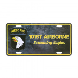 Plaque d\'immatriculation 101st Airborne Eagles