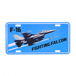 Plaque d\'immatriculation  F-16 Fighting Falcon