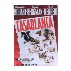 Plaque déco en métal R107 Casablanca