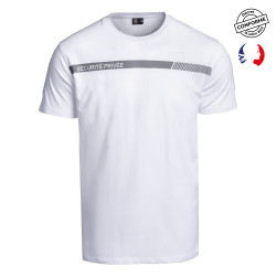 T-shirt SÉCU-ONE Sécurité Privée blanc A10 Equipment