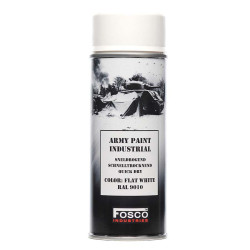 Peinture militaire bombe aérosol - FLAT WHITE