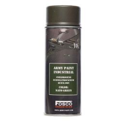 Peinture militaire bombe aérosol - NATO GREEN