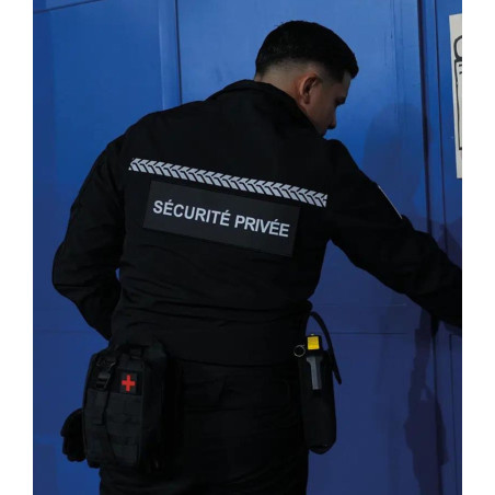 Veste softshell sécurité privée bandes HV SAFETEK - GK PRO