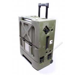 Caisse militaire de transport à roulettes