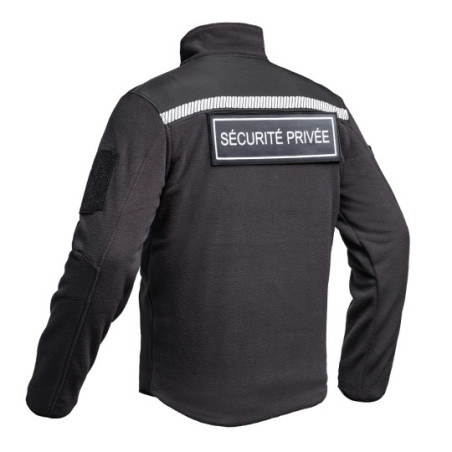 Veste Polaire SÉCU-ONE HV-TAPE Sécurité Privée noir A10 Equipment