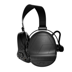Casque anti-bruit Suprême T2 noir serre-nuque tissu noir Sordin