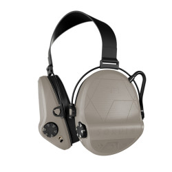 Casque anti-bruit Suprême T2 tan serre-nuque tissu noir Sordin