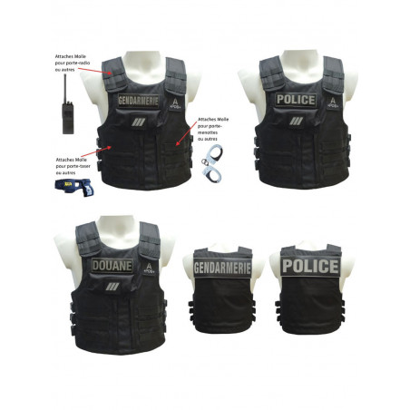 Housse gilet pare balles Intervention Tactique