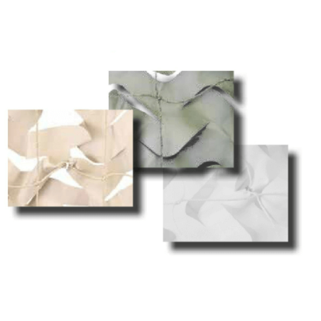 Grand filet voile ombrage renforcée 7,5X7,5 - BEIGE