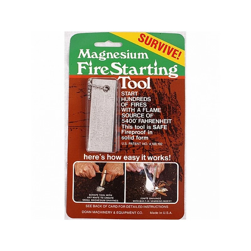Ganzoo Acier au feu, Allume-feu, Fire Stone magnésium avec boîtier en