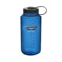 NALGENE Bouteille 1L grande ouverture 100% sans BPA - BLUE