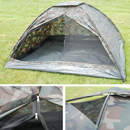 Tente militaire Igloo 4 places monodome camouflage