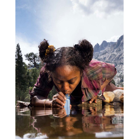 Paille LIFESTRAW personnal Peak serie COL 2 - MOUNTAIN BLUE