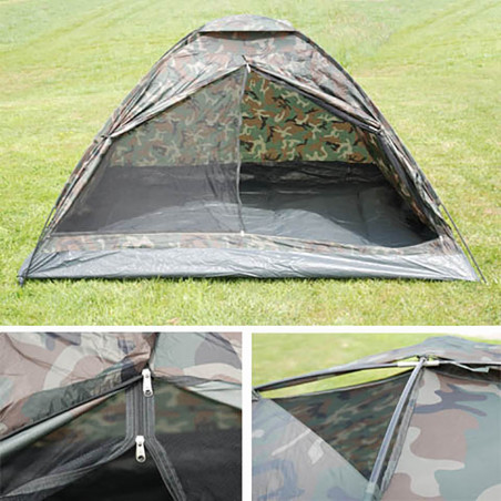 Tent 3 pers monodome camo