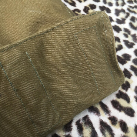 Sacoche bandoulière bouton bois Vintage Originale Armée Tchèque 60's