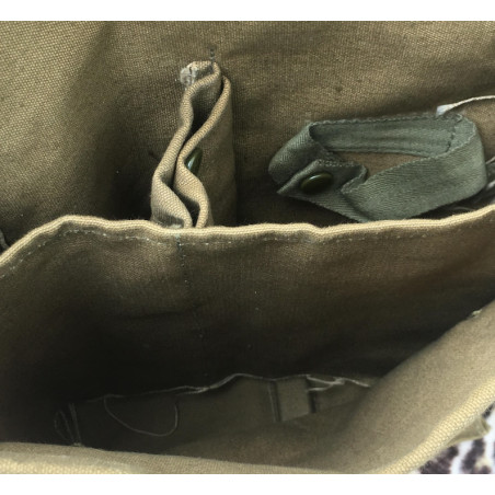 Sacoche bandoulière bouton bois Vintage Originale Armée Tchèque 60's