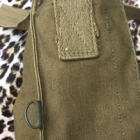 Sacoche bandoulière bouton bois Vintage Originale Armée Tchèque 60's