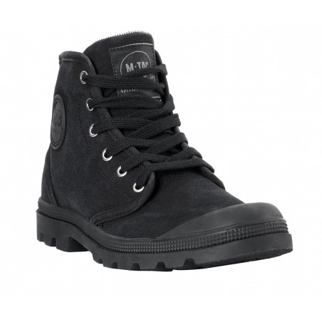 Chaussure de brousse en toile coton M-TAC - NOIRE